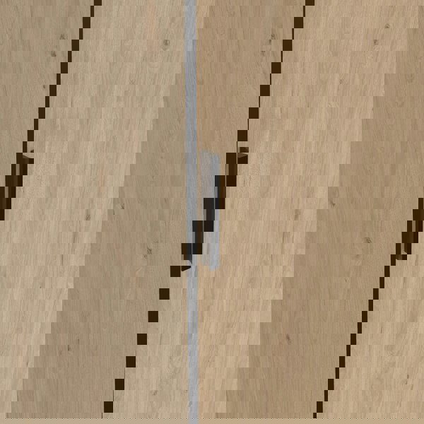 Furniture To Go Line Wardrobe with 2 Sliding Doors 1 Sliding Door with Mirror in Jackson Hickory Oak