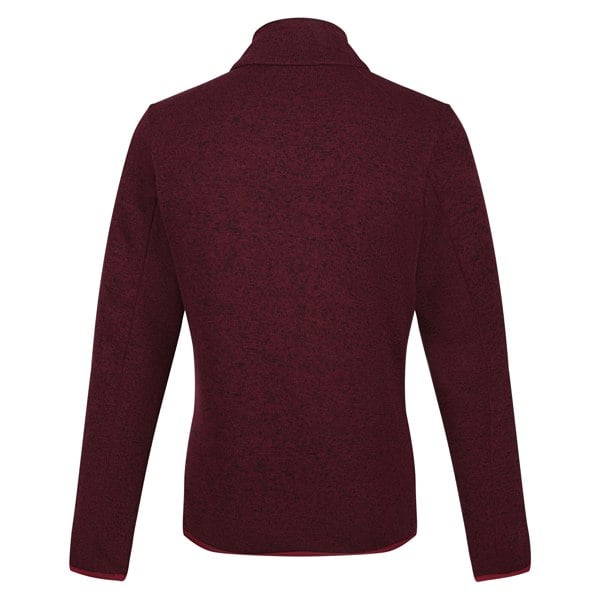 Regatta Women's Newhill Marl Full Zip Fleece Jacket - Burgundy/Rumba Red