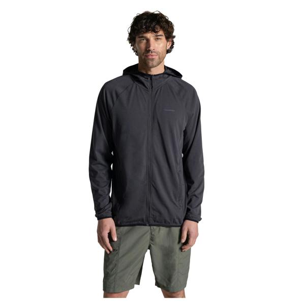 Craghoppers Mens Nadim Nosilife Hooded Jacket - Dark Iron - 