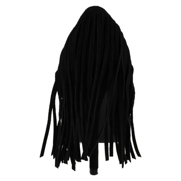 Spot On Ladies Spot On High Heel Fringe Trim Court Shoe