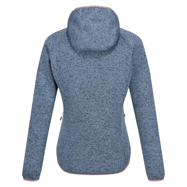 Regatta Womens/Ladies Newhill Marl Hooded Fleece Jacket - Coronet Blue / Heather