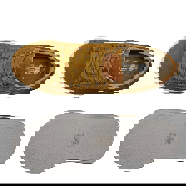 HX London Romford Suede Smart Casual Lace Up Trainers