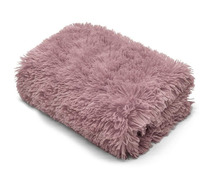 HomeSpace Direct Cuddles Luxury Faux Fur Soft Blanket