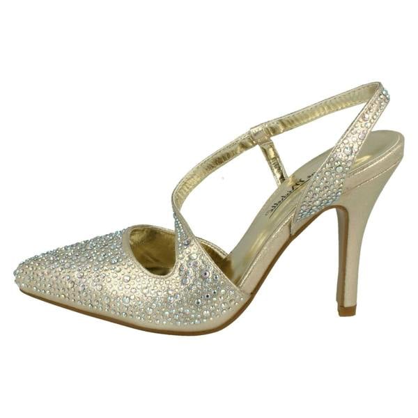 Anne Michelle Ladies Anne Michelle Sling Back Evening Shoes