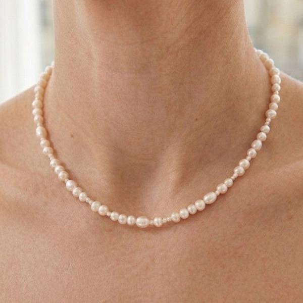 Gold Trip Timeless Pearl Choker Necklace