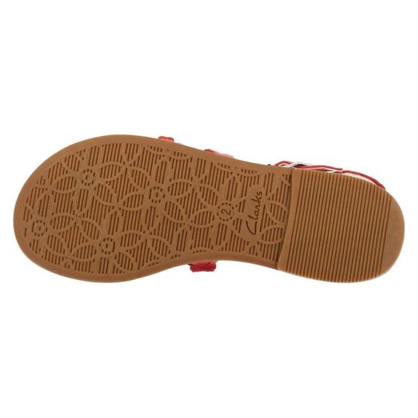Clarks Girls Clarks Buckle Fastening Open Toe Sandals Loni Moon
