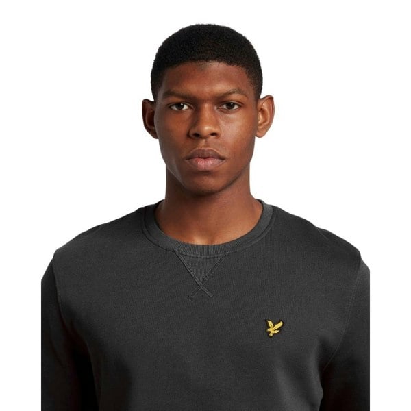 Lyle & Scott Branded Pull Over Jumper - Gunmetal