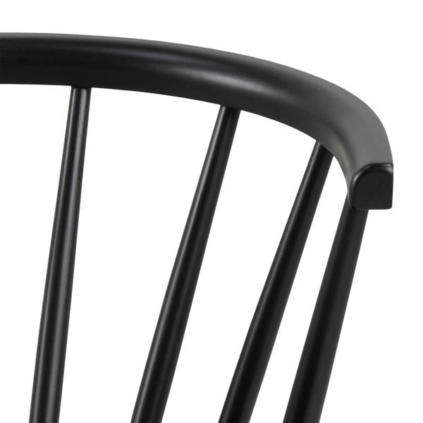 Furniture To Go Christo Dining Table in Oak Included 6 Ida Dining Chairs in Black
