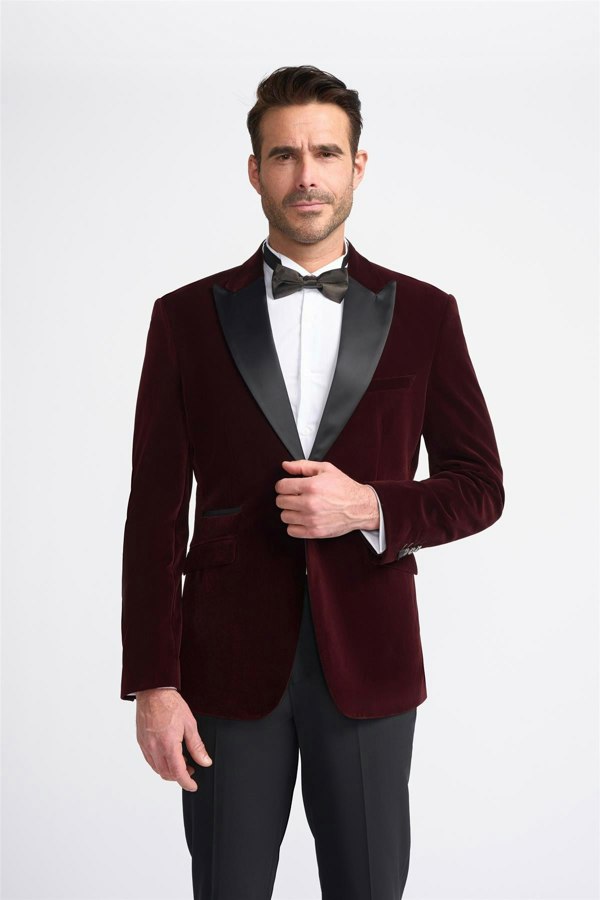 House of Cavani Rosa Velvet Blazer