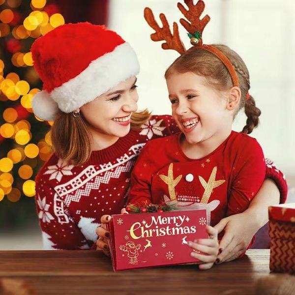 Leaper Christmas Hot-Stamped Foldable Red Envelope