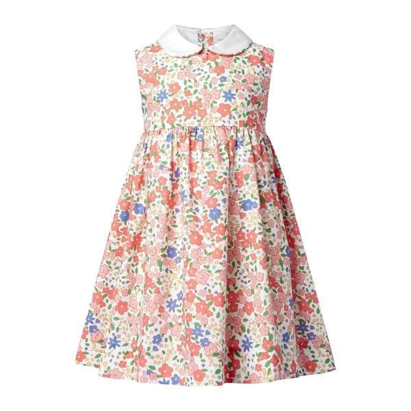 Rachel Riley Floral Peter Pan Collar Dress & Bloomers