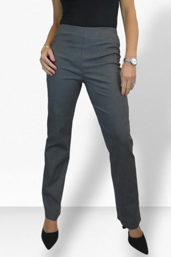 Paulo Due Women's Pull On Stretch Straight Leg Trousers