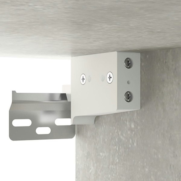 Berkfield Wall-mounted Bedside Cabinets 2 pcs Concrete Grey 35x35x20 cm