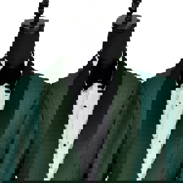 David WeJ DW Signature Satin Shawl Lapel Blazer - Green