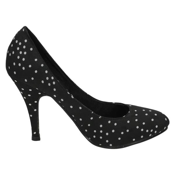 Anne Michelle Ladies Anne Michelle Polka Dot Court Shoes