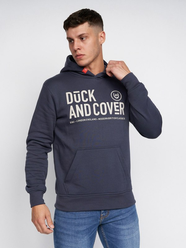 Duck and Cover Hillman Hoodie - Navy