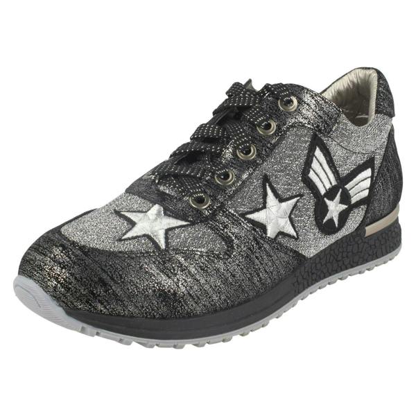 Spot On Ladies Spot On Lace Up Trainers