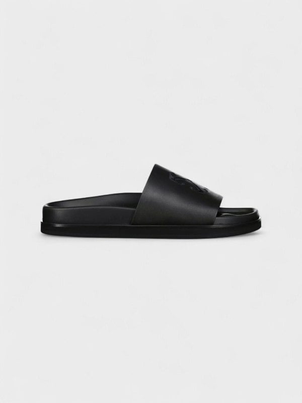 Off - White Arrow Pool Sliders Black - Supplied FashionOff - White