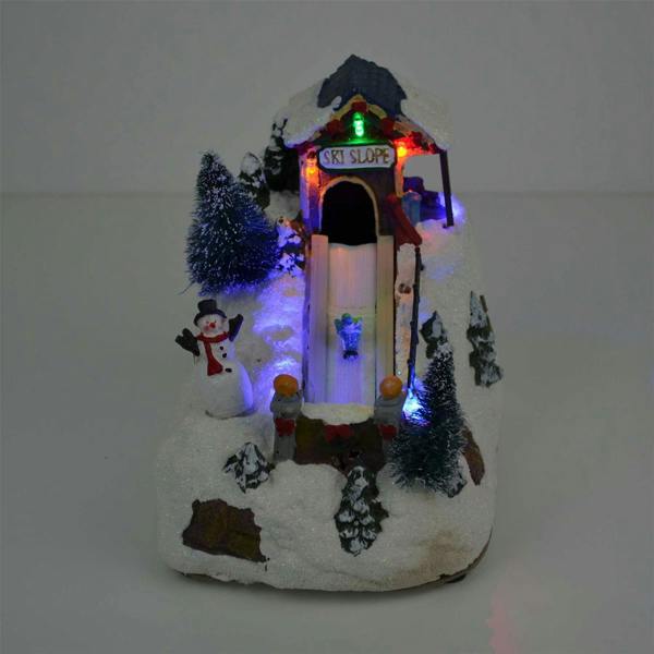 17cm Christmas LED Musical Light Up Nativity Sculpture Set for Indoor Home Display image 7