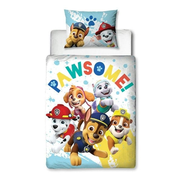 Paw Patrol Childrens/Kids Splodge Duvet Cover Set - Multicoloured