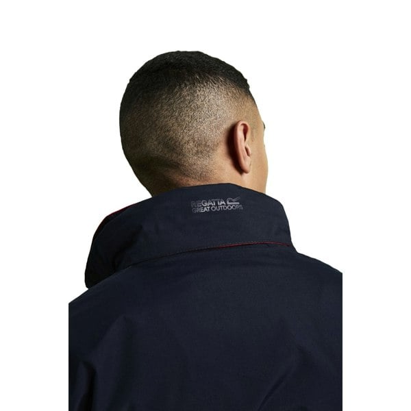 Regatta Mens Standout Ardmore Jacket (Waterproof & Windproof) - Navy/Classic Red