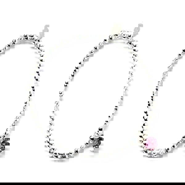 Mylee London Sterling Silver Pink Crystal Bracelet