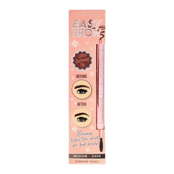Sunkissed Easy Brow Eye Brow Pencil 0.1g Medium Dark