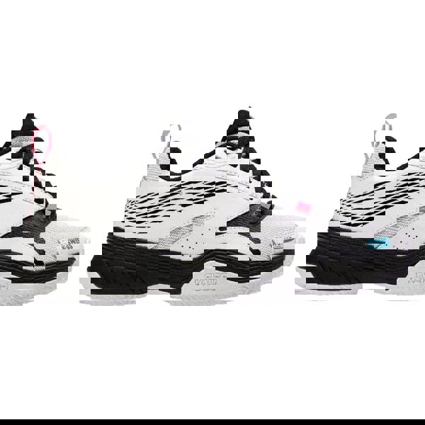 K-Swiss Mens SpeedEx Synthetic Leather Tennis Padel Shoes - Black/White - 