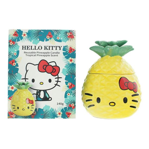 Hello Kitty Pinapple Scented Re-useable Jar Candle 140g