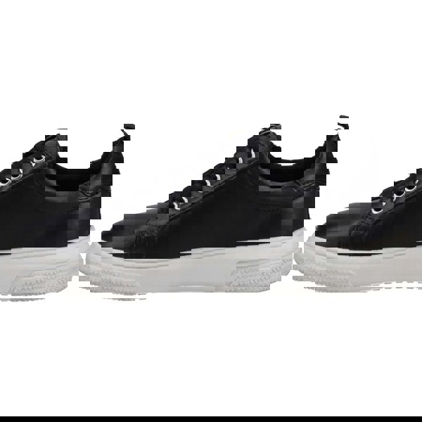 Hush Puppies Martha Leather Women's Black Trainers