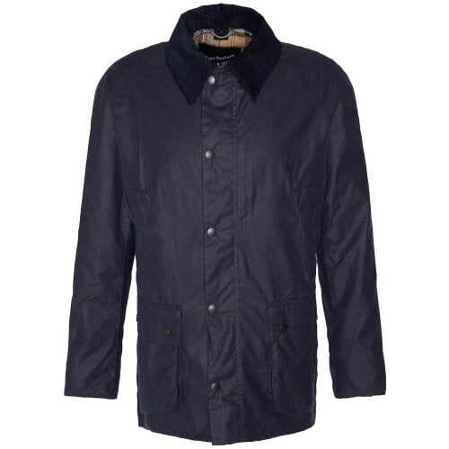 Barbour Ashby Wax Jacket - Navy