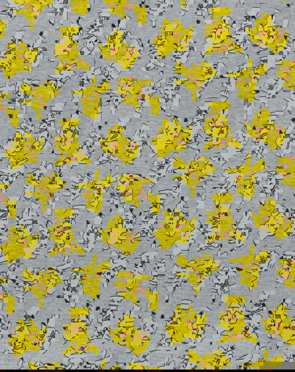 Pokemon Boys Grey Pikachu Short Sleeved T-Shirt