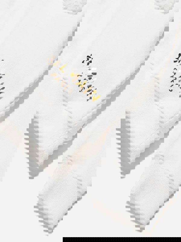 Balmain Girls Bow Sweatshirt in White