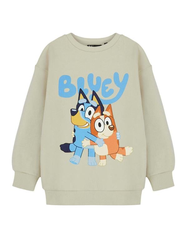 Bluey Unisex Kids Beige Hug Sweatshirt