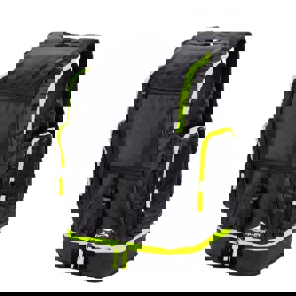 Neon green Aquafeel Rucksack 42L backpack with adjustable shoulder straps