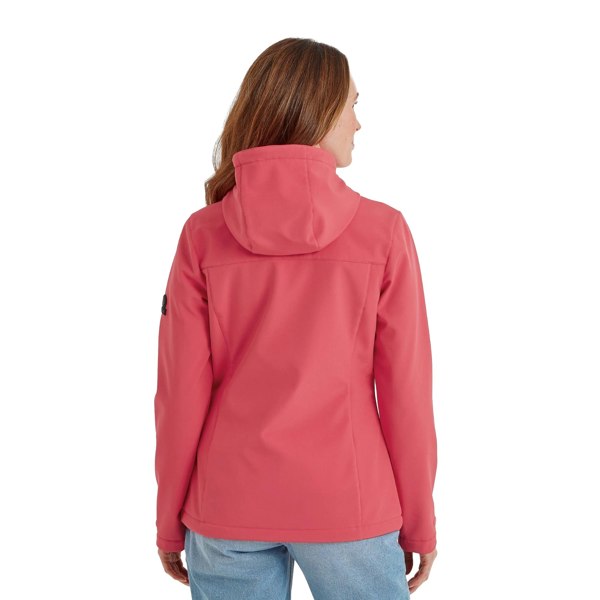 TOG24 Women's Keld Hooded Soft Shell Jacket - Sunset Coral