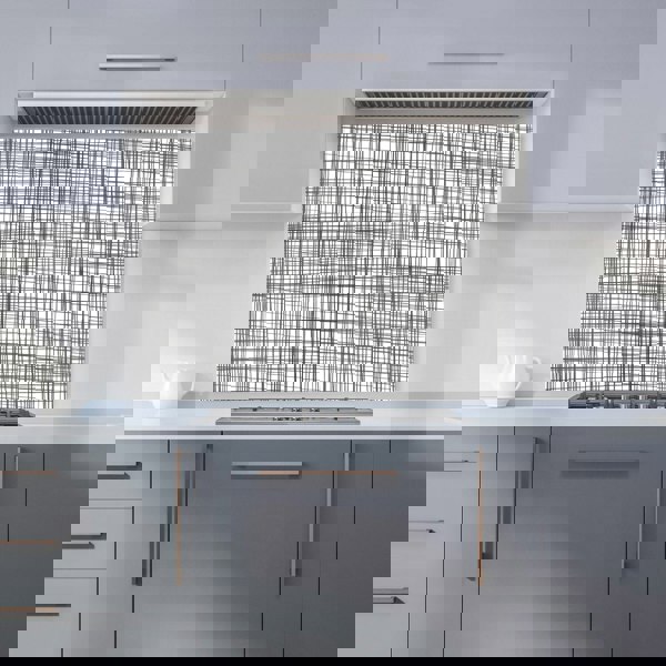 Warren Reed - Designer Monochrome Pencil Scribble Kitchen Splashback