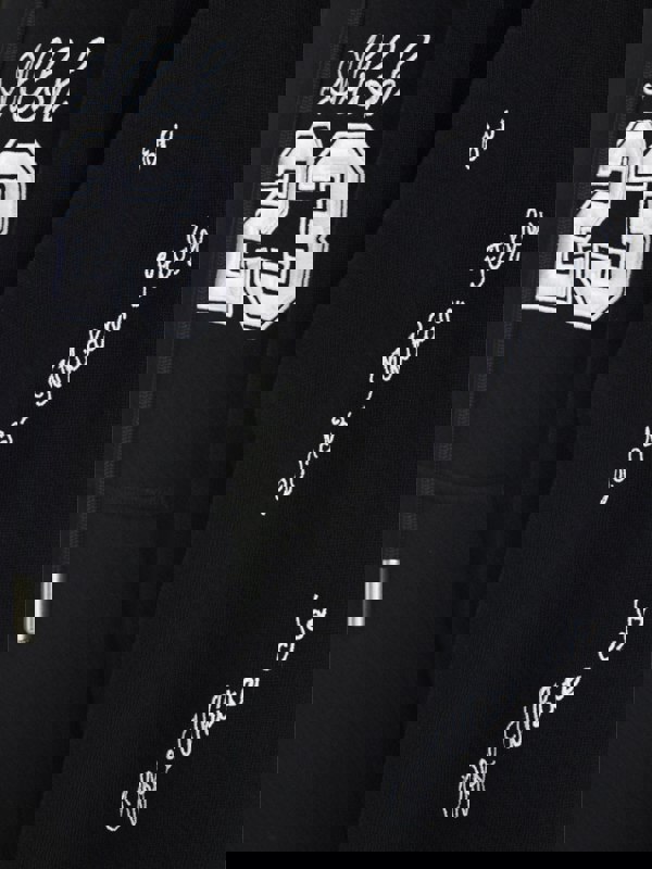 Off - White 23 Skate Logo Embroidered Hoodie Black - Supplied FashionOff - White