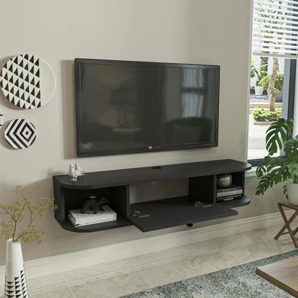 Decorotika Ibarra Floating Tv Stand TV Unit TV Cabinet for TV's up to 55"