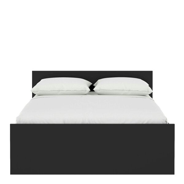 Wyld Haus Budapest 4ft6 Double Black Wooden Bed Frame