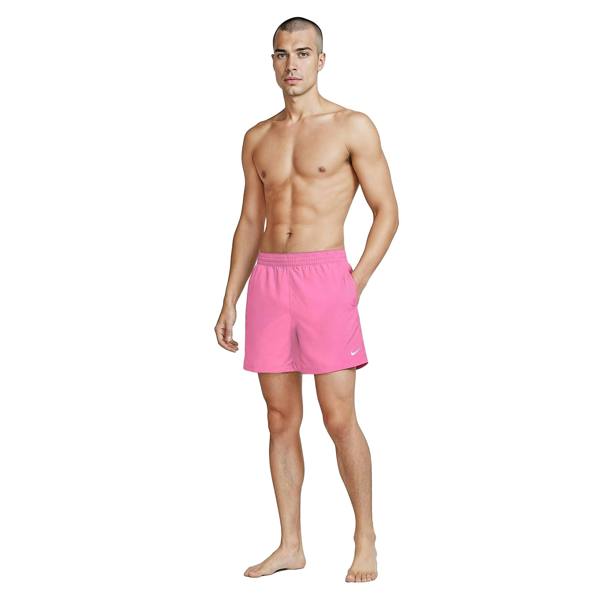 Nike Mens Embroidered Logo Regular Swim Shorts - Pink Glow - 