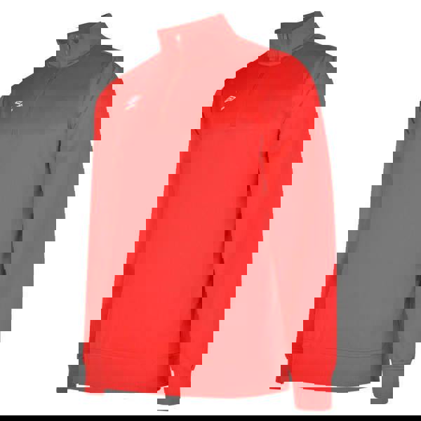 Umbro Mens Club Essential Half Zip Sweatshirt - Vermillion