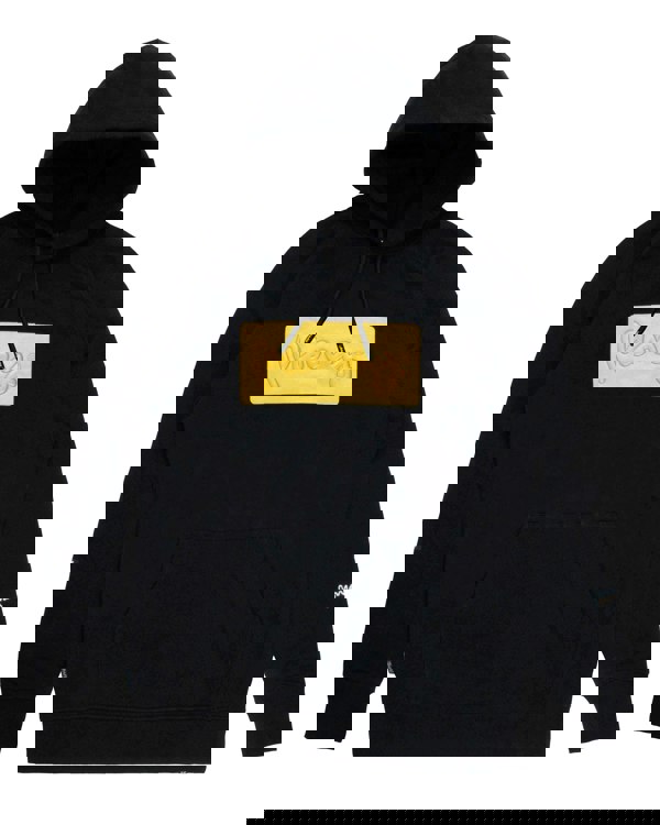 Money Gold Plate Hood Black
