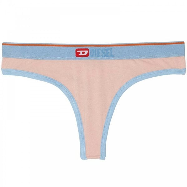 Diesel Ufst Starsy Thong, Pink/Blue Trim