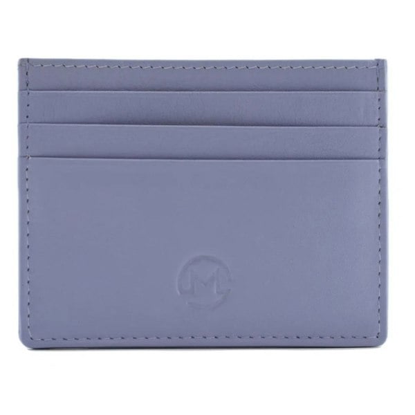 Mala Leather Origin Plain Leather Card Holder with Zip Pocket