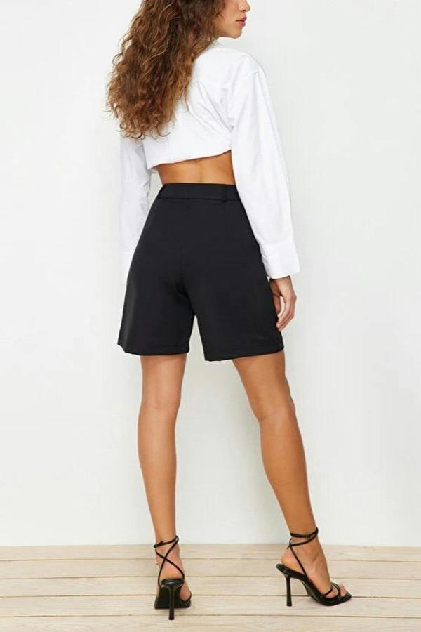 WOVCOR Regular Woven Shorts with Pockets