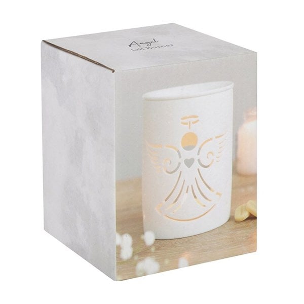 Serano White Angel Cut Out Oil Burner