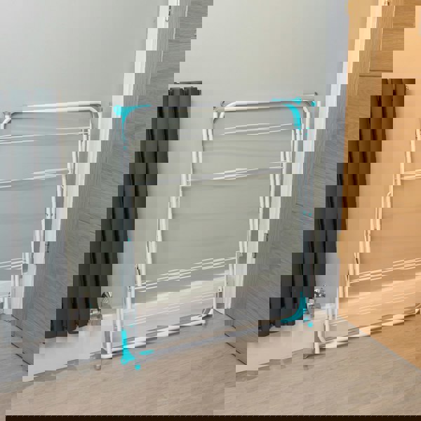 JVL Freestanding 2 Tier Clothes Drying Airer, White