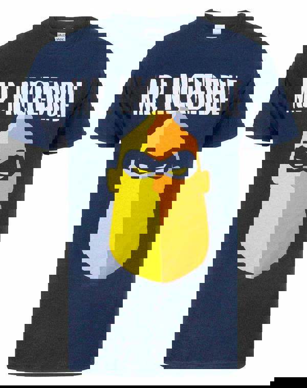 Disney Mens Blue Mr Incredible Short Sleeved T-Shirt