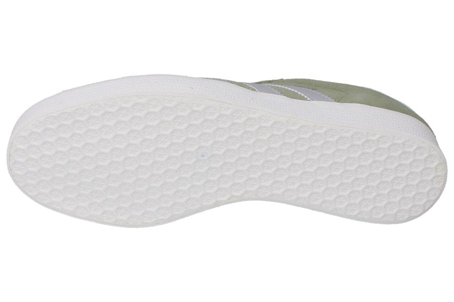 Adidas Originals Gazelle Mens Sneakers  JQ0391 - Green Grey White - Photo 4